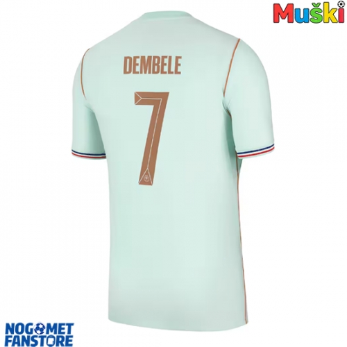 Francuska Ousmane Dembele #7 Gostujuci Dres SP 2026 Kratak Rukav